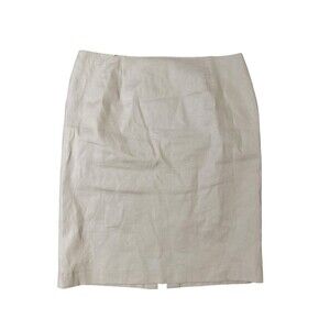Brooks Brothers Linen Blend Pencil Skirt‎ Size 14 Minimalistic Business